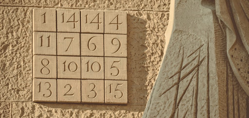 The magic square on the Passion façade: keys to understanding it - Blog  Sagrada Família