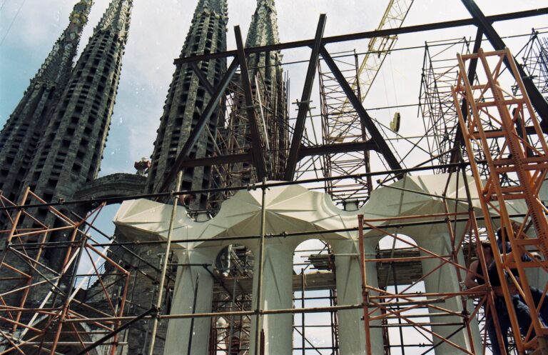 Ús del formigó armat al temple de la Sagrada Família
